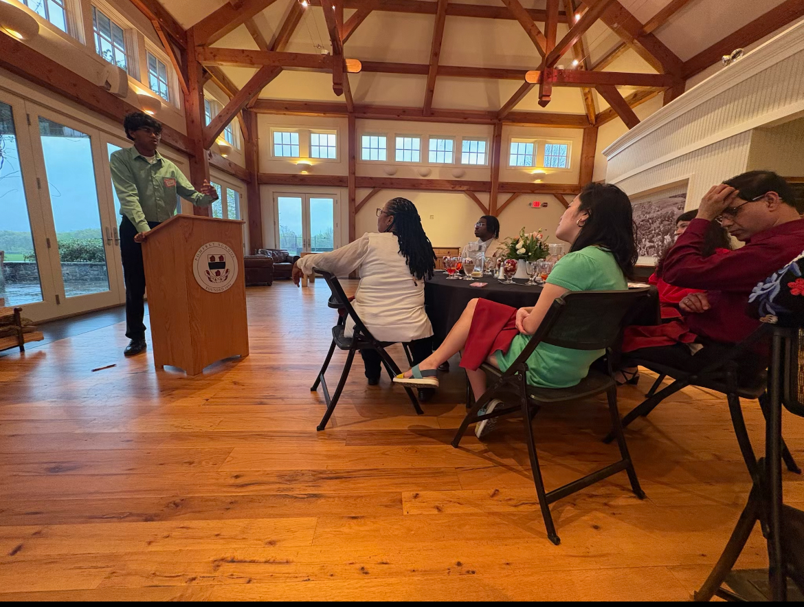 The room during the presentation